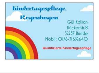 Kindertagespflege Regenbogen  - Tagesmutter in Bünde